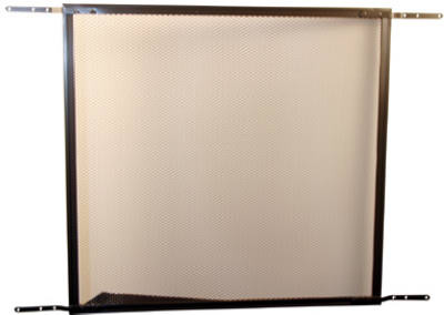 Screen Door Grille, Brown Aluminum, 24 In.