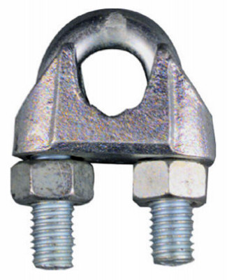 Wire Cable Clamp, Zinc, 3/4 In.