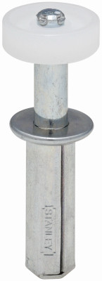 Folding Door Top Guide Rollers, Zinc Plated