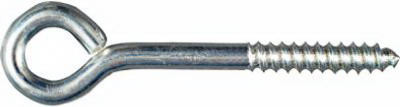 Lag Screw Eye, Zinc, 1/4 x 3-3/4 In.