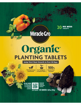 Miracle-Gro Organic Plant Food Tablets 20 CT