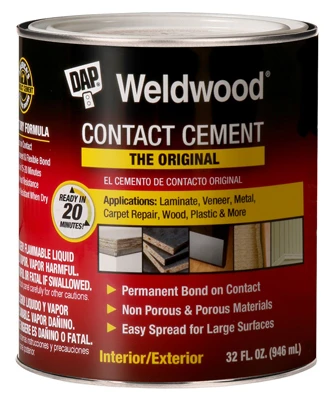 Weldwood Contact Cement, 1-Qt.
