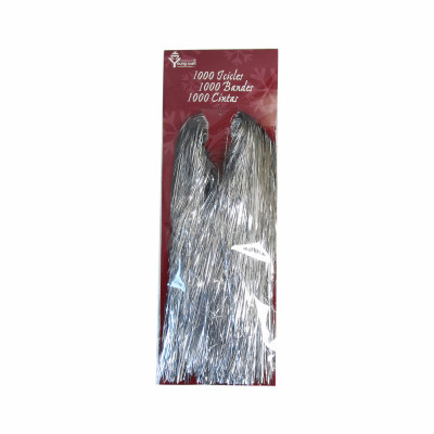 Icicles, Silver, 1000-Strand, 18 In.