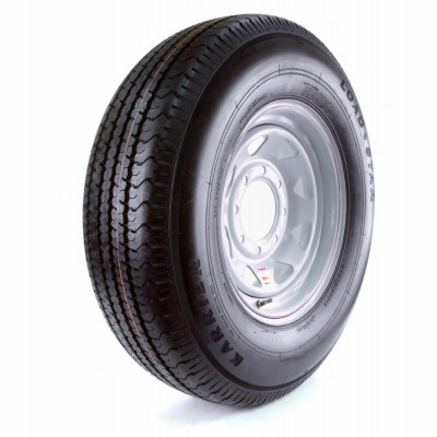 Loadstar Karrier Radial Trailer Tire & 8-Hole Custom Spoke Wheel (8/6.5), 235/80R-16 LRD