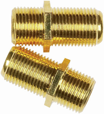Feed Thru Coaxial Cable Coupler, 2-Pk.