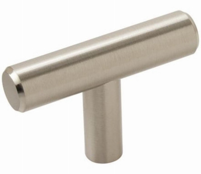 Bar Pulls Knob Sterling Nickel, 1-15/16 In.
