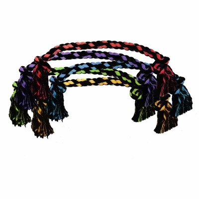 Nuts For Knots Cotton Rope Dog Toy, Assorted Colors, 48-In. (3 pieces)