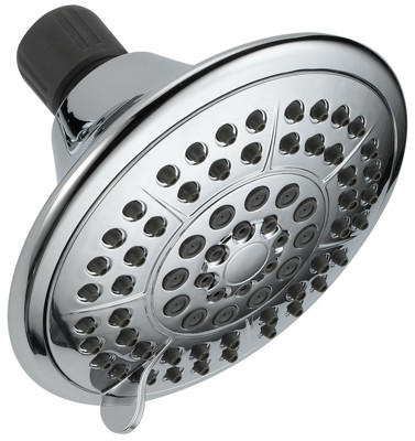 5-Spray Shower Head, Fixed Mount, Chrome