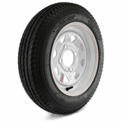 Loadstar Trailer Tire & 4-Hole Custom Spoke Wheel 480-12 LRC