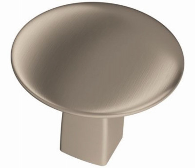 Riva Cabinet Knob, Satin Nickel, 1-1/4 In.