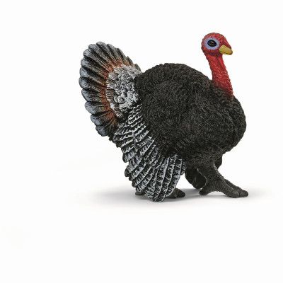 Black Turkey Toy Animal Figure, Ages 3 & Up (5 pieces)