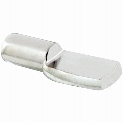 25-Lb. Shelf-Support Pegs, Nickel-Plated Steel, 1/4 In., 8-Pk. (6 pieces)