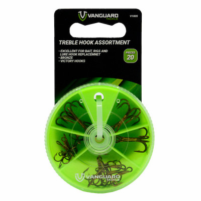 20PC Treble Hook ASST