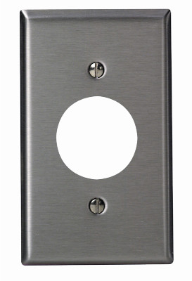 SS 1-OUTLET WALL PLATE