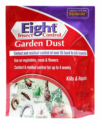 Eight Insect Control Outdoor Garden Dust Insecticide, Long-Lasting Insect & Mite Killer, 3 Lb. Ready-to-Use