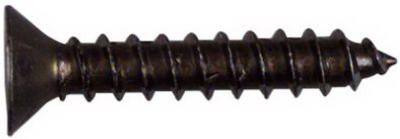 Wood Gate Screws, Black Satin, 1-1/4 In. 18-Pk.