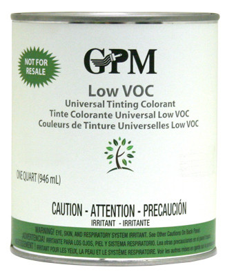 Tinting Colorant, Low VOC, High Intensity Red, 1 Qt.