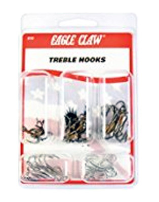 25-Pc. Short Shank Treble Fish Hook Assortment