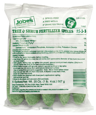 Tree & Shrub Spikes, 15-3-3, 5-Pk.
