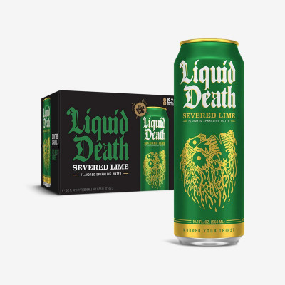 Severed Lime Sparkling Water, 19.2 oz. (12 pieces)