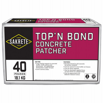 Top 'N Bond Concrete Patcher, 40 Lbs.