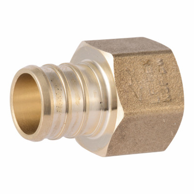 SharkBite 3/4 In. Barb x 1/2 In. FIP Brass PEX Adapter
