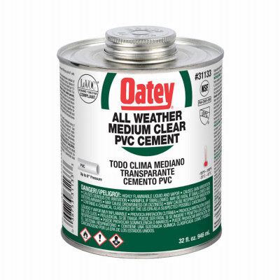 PVC All-Weather Pipe Cement, 8 oz.