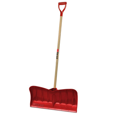 Alpine Poly Snow Shovel With Wood Handle, 26 In. (6 pieces)