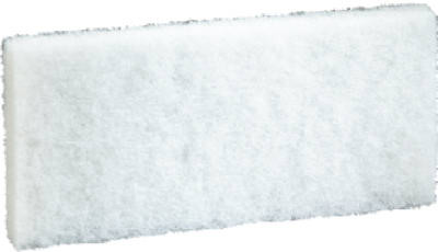 Cleaning Pad, White, 4-5/8 x 10 In. (5 pieces)
