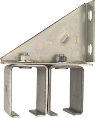 Rail Bracket, Galvanized Double Box (10 pieces)