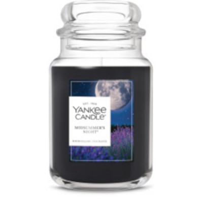 Yankee Candle Mid Summer's Night Scented Candle, 22oz Large Jar with up to 150 Hour Burn Time