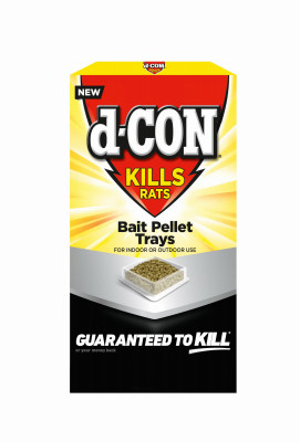 Rat & Mice Killing Bait Pellet Tray, Indoor/Outdoor Use, 2-Pk.