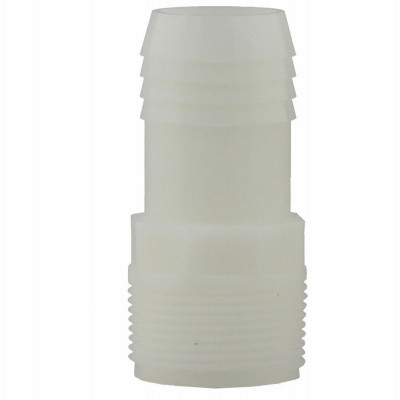 Pipe Fitting, Nylon Insert Adapter, 1-1/4 In. MPT