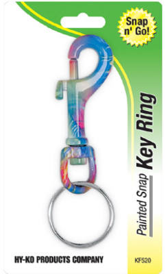 Snap Key Ring, Asst'd Colors (5 pieces)