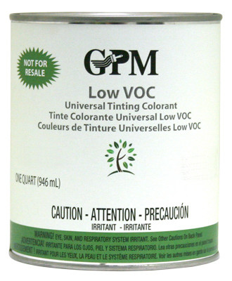 Tinting Colorant, Low VOC, Raw Umber, 1 Qt.