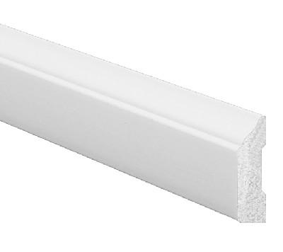 Interior Crown Moulding, Crystal White Polystyrene, 1-5/16-In. x 7-Ft. (25 pieces)
