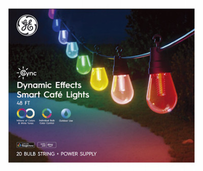 CYNC Smart Home 48' Cafe String Lights, Full Color