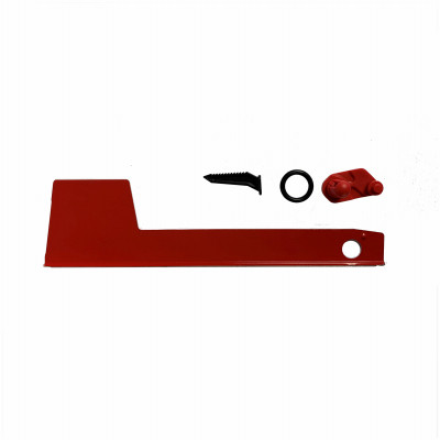 Replacement Mailbox Flag Kit, Red Aluminum