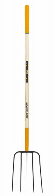 Manure Fork, 5 Tines, 4-Ft. Handle
