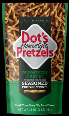 Parmesan Garlic Flavor Pretzels, 16 oz. (10 pieces)