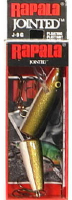 Fishing Lure, Jointed, Gold 09