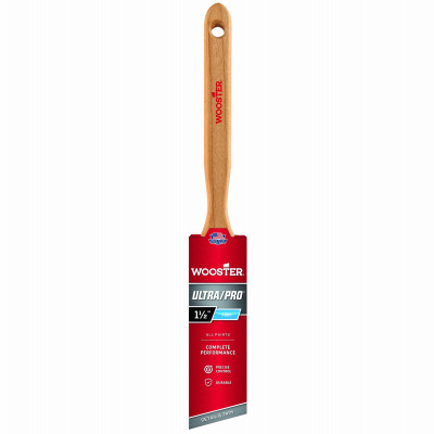Ultra/Pro Angle Paint Brush, Nylon/Polyester Firm, 1-1/2-In.