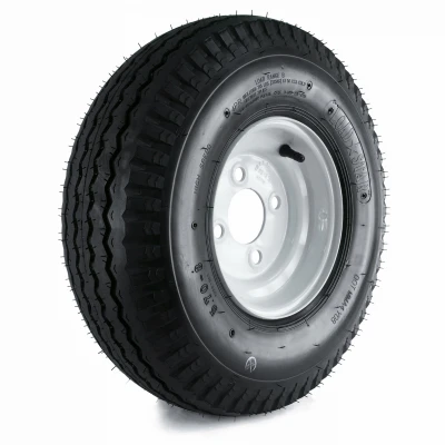 Loadstar Trailer Tire & 4-Hole Wheel (4/4), 570-8 LRB