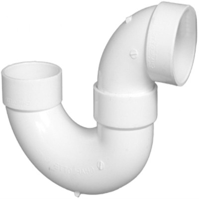 Schedule 40 PVC P-Trap, 4 In.