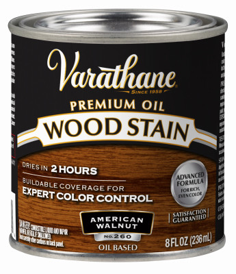 American Walnut Premium Oil-Based Interior Wood Stain, 1/2-Pt.