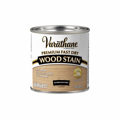 Fast Dry Interior Wood Stain, Oil-Based, Sun Bleached, 1/2-Pt.