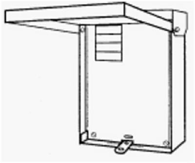 Load Center, Main Lug Outdoor, 4 Space,  125-Amp