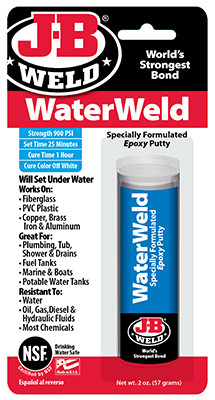 WaterWeld Auto Epoxy Putty, 2-oz.