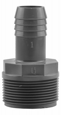 3/4" x 1" Insert Male Adaptor - Poly