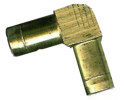 Brass Hose Barb Elbow, 1/4 In. ID (10 pieces)
